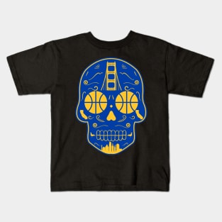 Golden State Sugar Skull Kids T-Shirt